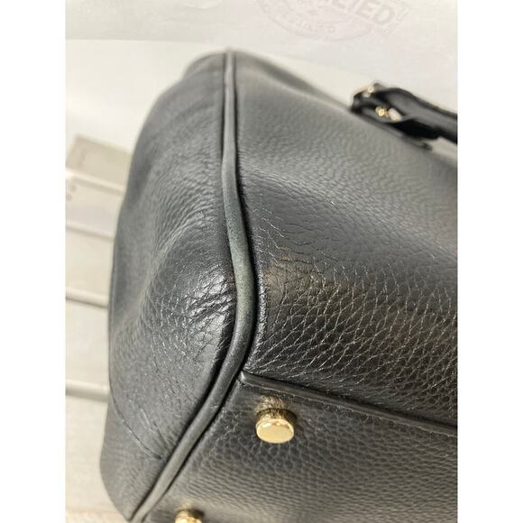 KATE SPADE LARGE BLACK PEBLED LEATHER WOMENS SHOULDER BAG - Picture 10 of 16